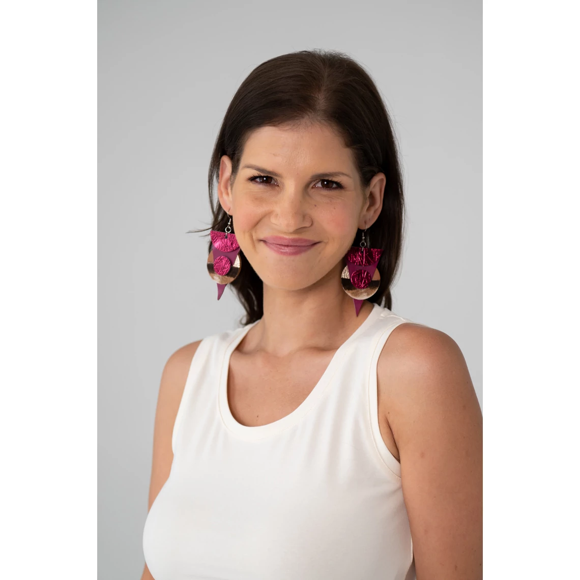 Kolorkka ECLIPSE fülbevaló / bogyószín-boci