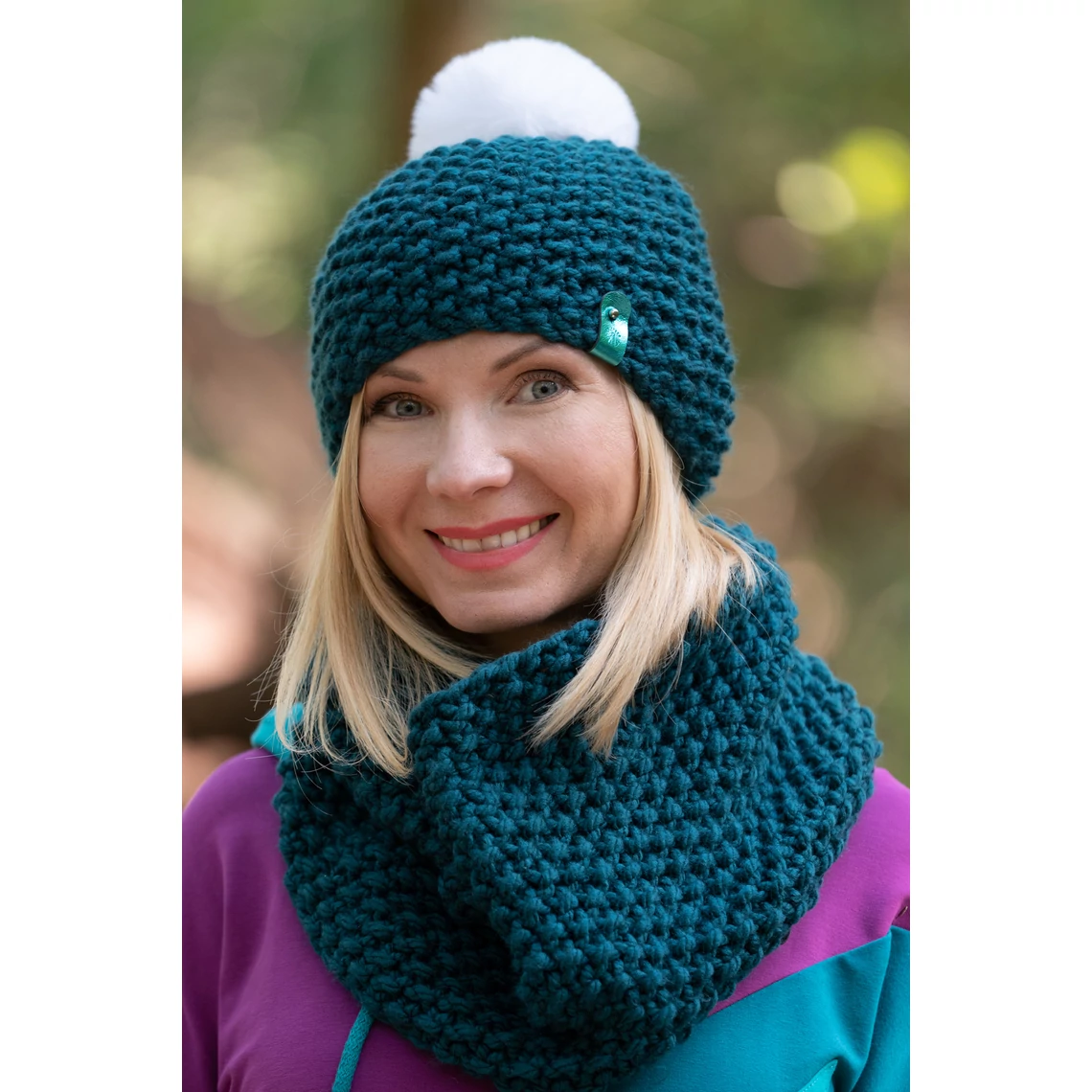 Kolorkka Knit kötött sapka / petrol