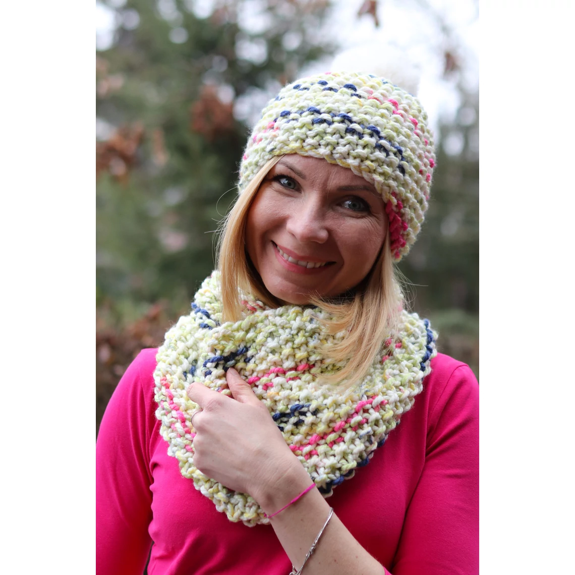Kolorkka Knit kötött sapka / tarka