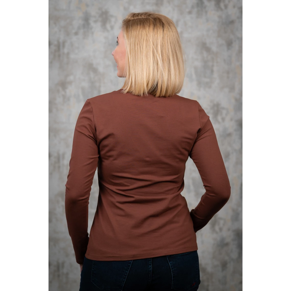 Kolorkka BASIC hosszú ujjú felső / csokibarna