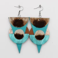 Kép 1/2 - Kolorkka ECLIPSE fülbevaló / türkiz-boci