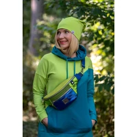 Kép 5/7 - Kolorkka COLORBLOCK pulcsiruha / Lime-türkiz-petrol