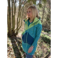 Kép 1/2 - Kolorkka softshell átmeneti kabát / Lime-türkiz-petrol