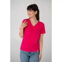 Kép 1/4 - Kolorkka BASIC V-nyakú, laza szabású felső / Pink