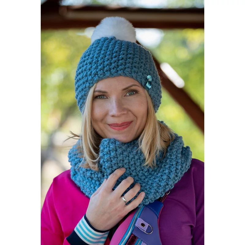 Kolorkka Knit kötött sapka / farmerkék Kolorkka Knit kötött sapka / farmerkék