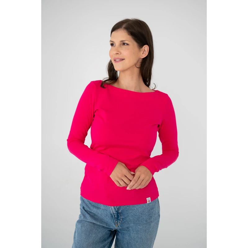 Kolorkka BASIC csónaknyakú felső / pink